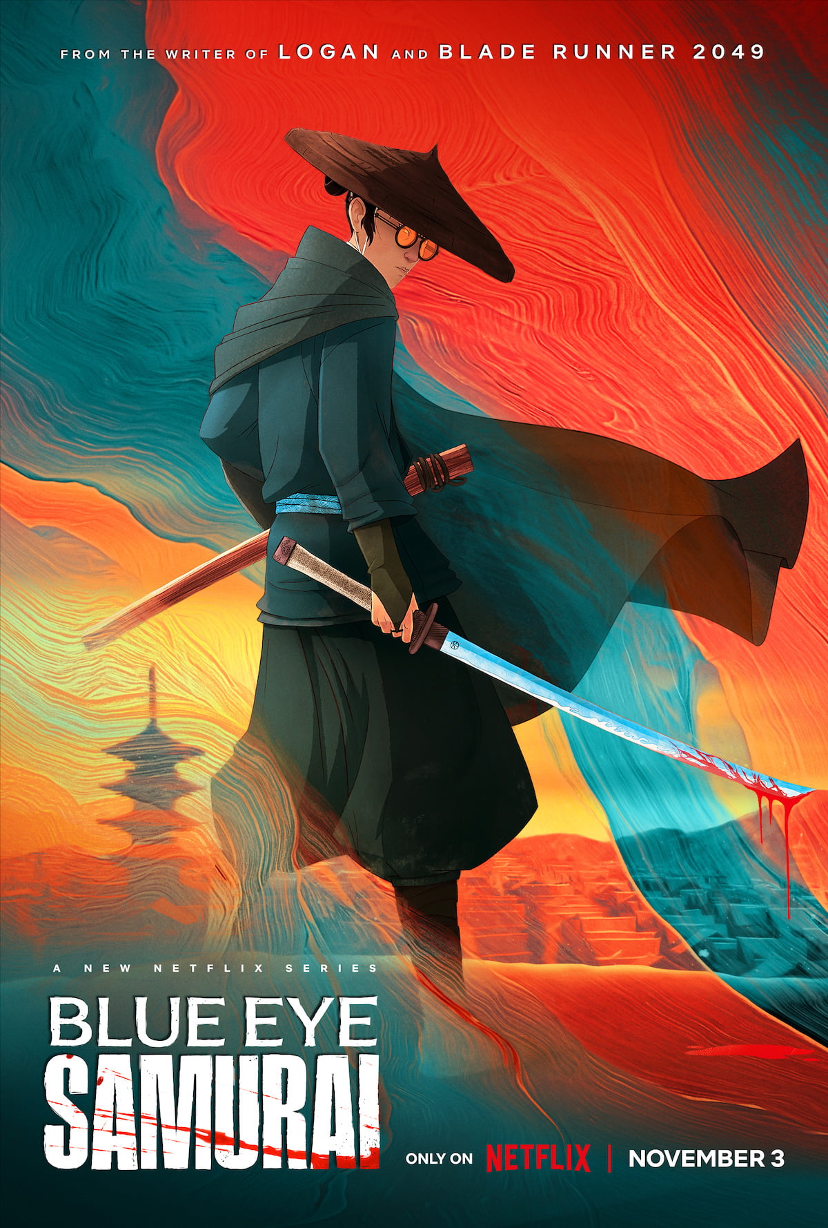 netflix Martial arts in Blue Eye Samurai 2023